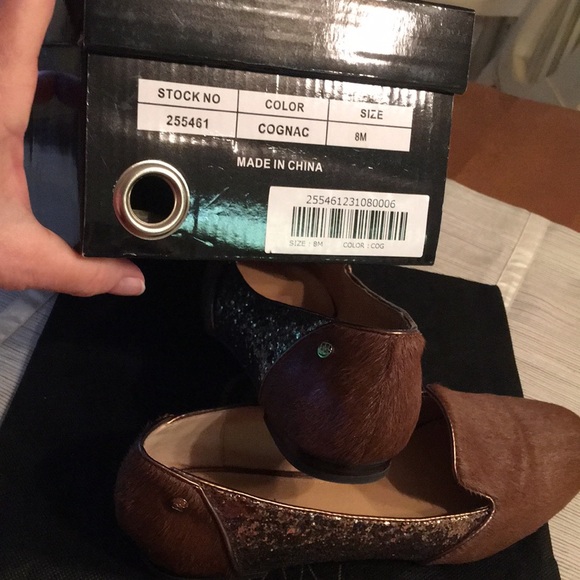 NWT “IMAN” CALF-HAIR LOAFERS - Picture 9 of 10